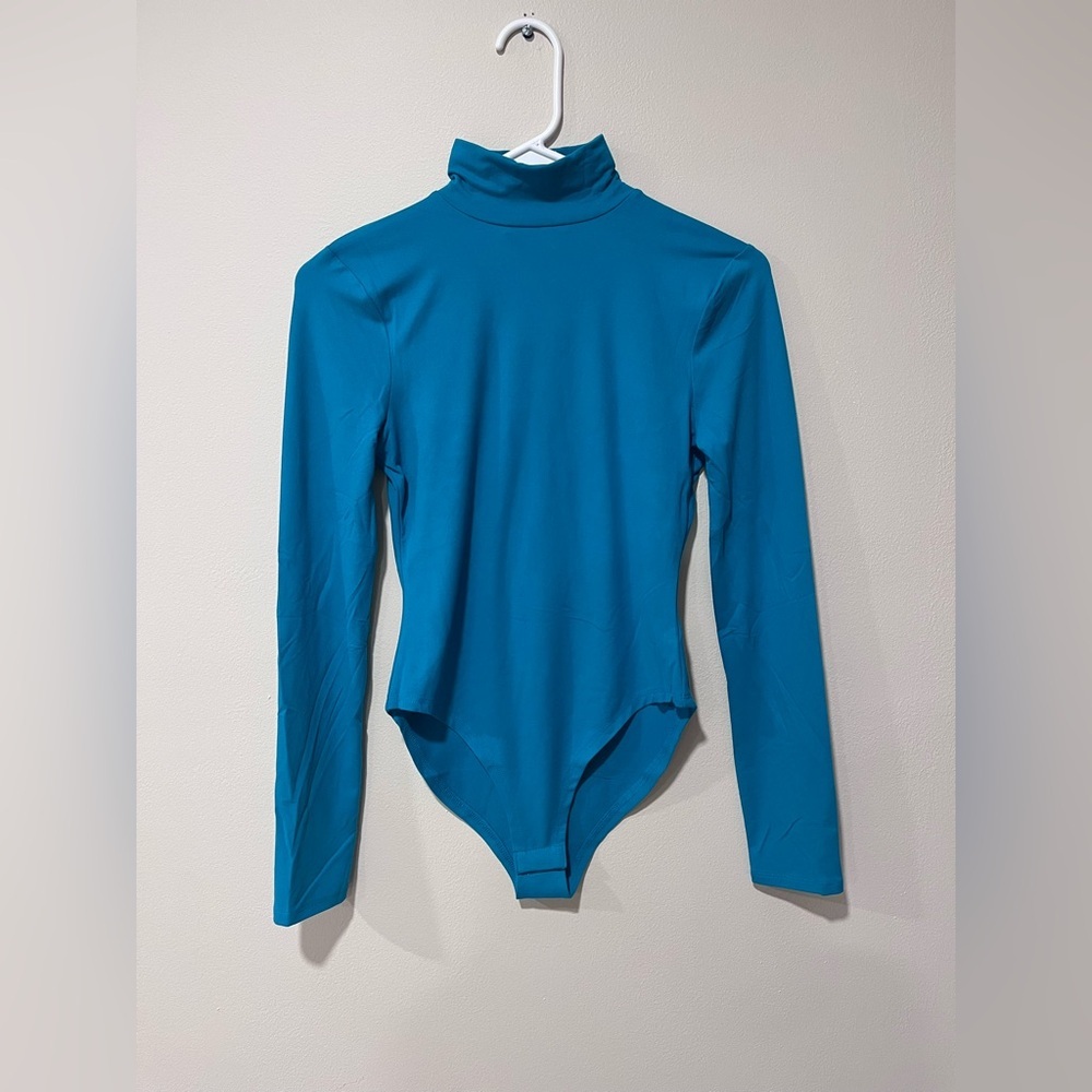 Zenana Teal Long Sleeved Bodysuit - Size Small - NWT